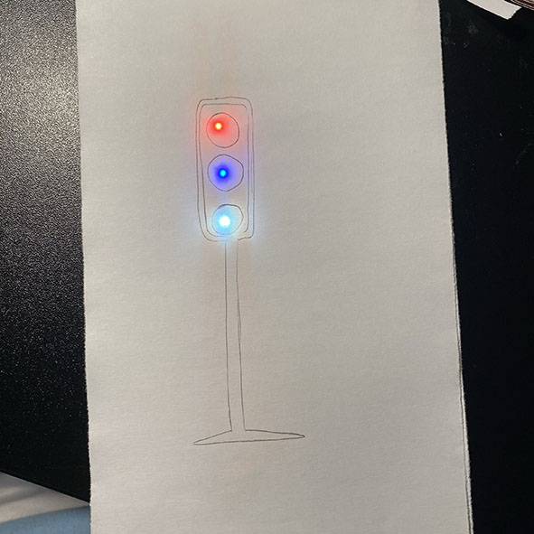 Traffic light cover design.