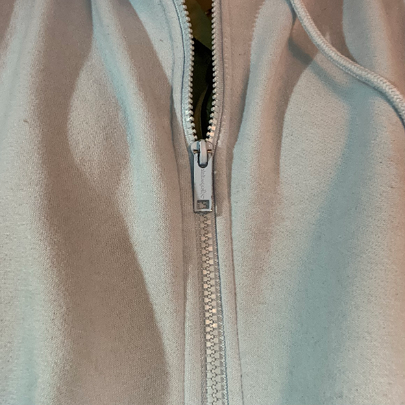 It's the zipper on the dress. I recorded the sound of the zipper as my audio.