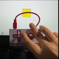 This is the demo screen of my tutorial 2 on how to use makeymakey.