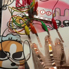 This is a demonstration of how to use the glove.