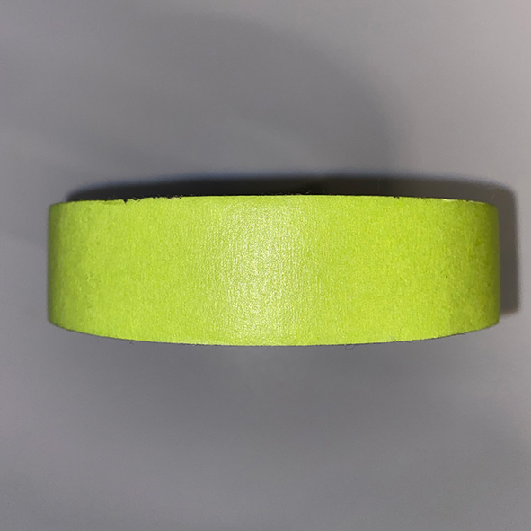 The top of the tape standing up