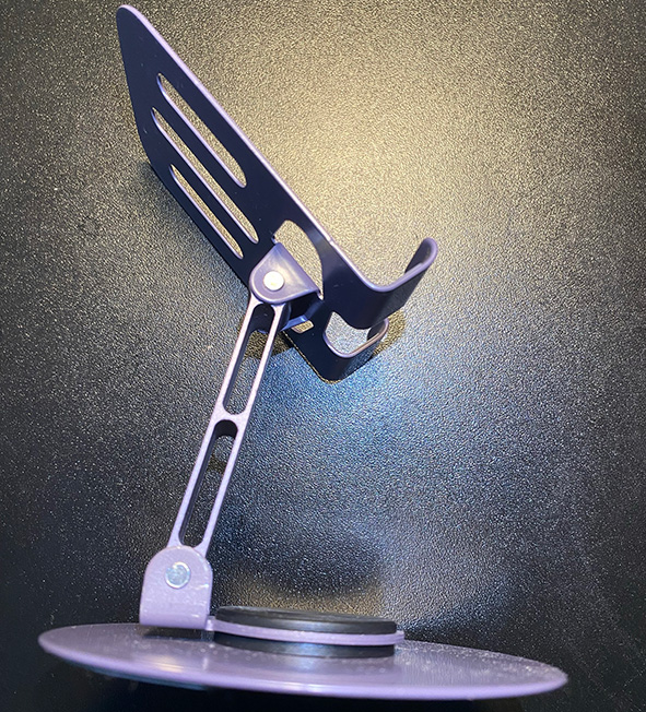 Right side of the cell phone holder