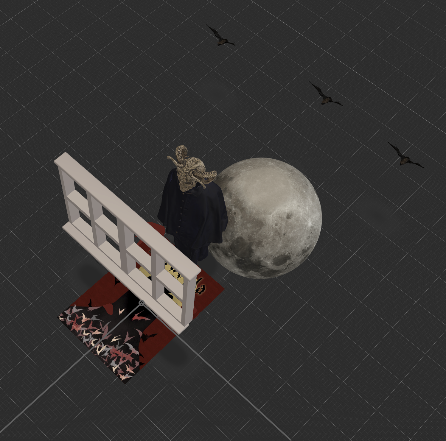 This is a front view of editing my modeling and online footage in Aero.